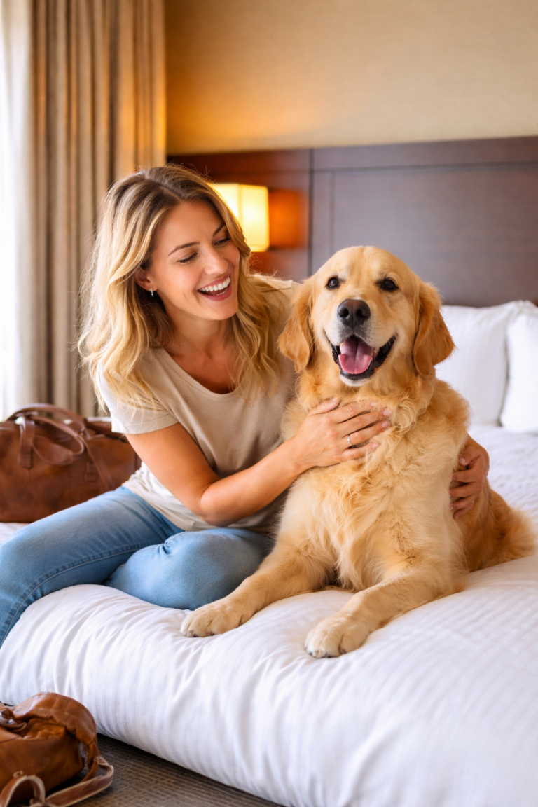 Pet-friendly hotel room in Stone Mountain GA for guests with pets